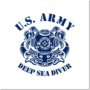 Mod.6 US Navy Deep Sea Diver Combat Posters and Art
